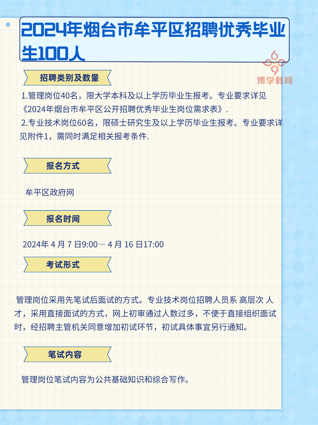 牟平区最新招聘信息汇总，招聘获取指南